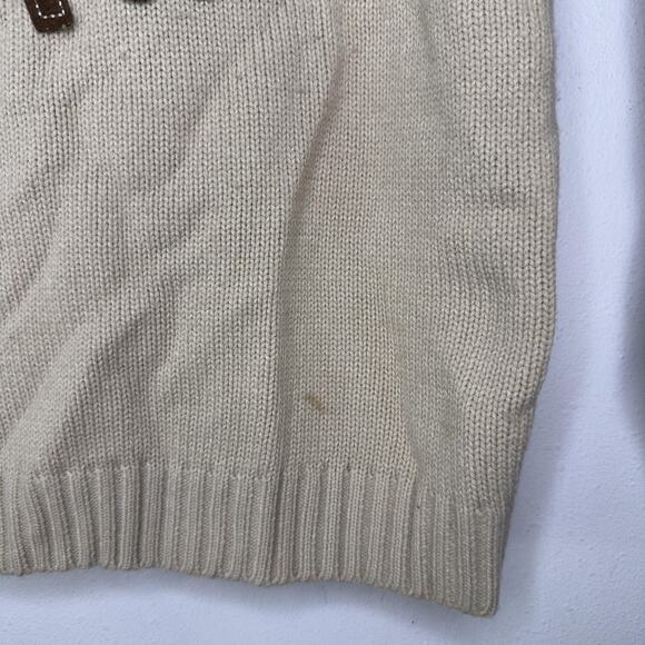South Pole Cream and Brown Turtleneck Sweater - Picture 4 of 7